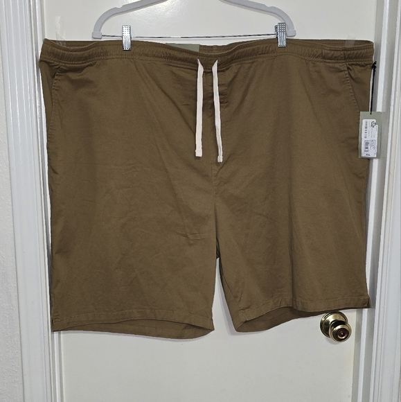 #2662 Goodfellow & Co Men's Tan Athletic Shorts - Picture 3 of 8